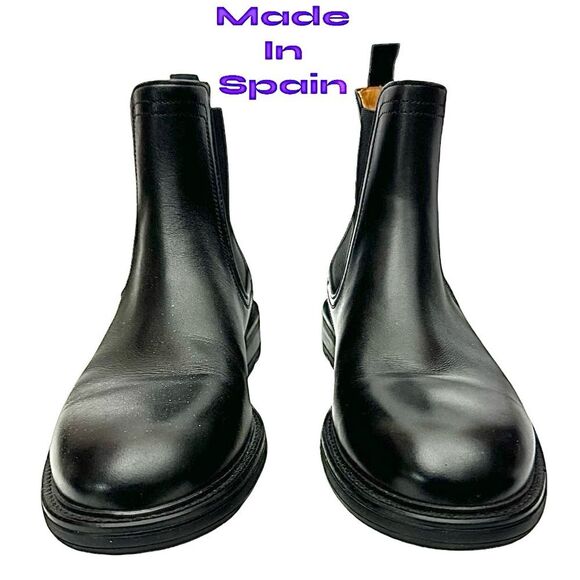 Magnanni Men’s Black Leather Chukka Boots – Size 10.5 US (EU 43.5) - Picture 7 of 9